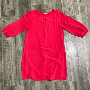 Everly red cutout dress